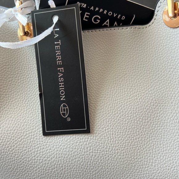 NWT LA TERRE FASHION SATCHEL HANDBAG - Picture 2 of 7